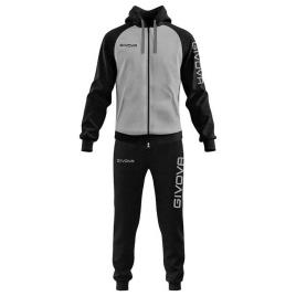 Givova Chándal Super King 3XL Light Melange Grey / Black