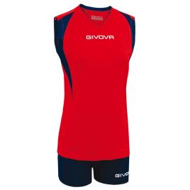 Givova Conjunto Spike S Red / Blu