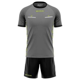Givova Conjunto Flag M Dark Grey / Black