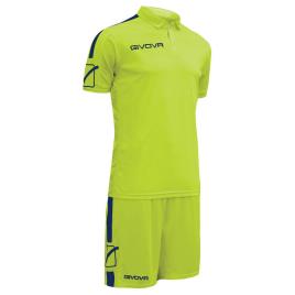 Givova Conjunto Play XL Fluo Yellow / Blu