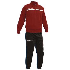 Givova Chándal One 8-10 Years Burgundy / Black