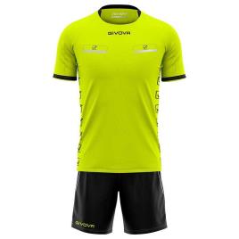 Givova Conjunto Flag S Yellow Fluo / Black