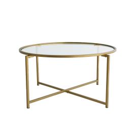 Decortie  Mesas de centro Coffee Table - Gold Sun S404  Ouro  Único.Casa e decoração > Decoração casa