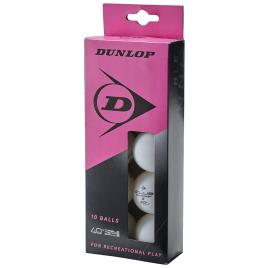 Dunlop Bolas De Tênis De Mesa 40+ 10 Balls White
