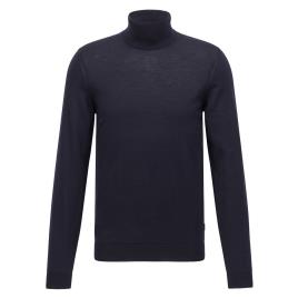Boss Camisola Gola Alta Musso-p L Dark Blue