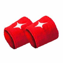 StarVie Red Star White Wristband Rojo - Blanco