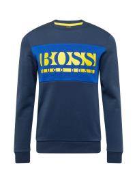 BOSS ATHLEISURE Sweatshirt 'Salbo 1'  navy / azul / amarelo