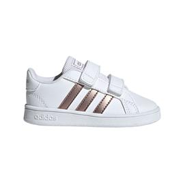 Sapatilhas de Desporto Infantis  Grand Court I - 20 Branco/Ouro