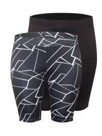 Urban Classics Curvy Leggings  preto / navy / branco