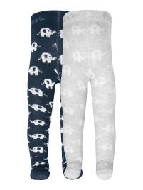 EWERS Collants 'Elefant'  navy / cinzento