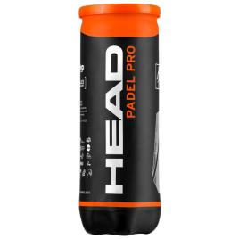 Bote 3 pelotas Head Padel Pro WPT