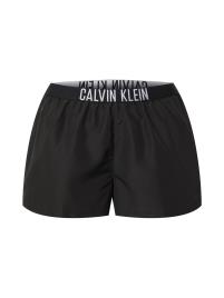 Calvin Klein Swimwear Calções de banho  preto / branco