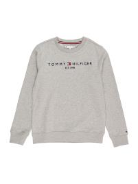 TOMMY HILFIGER Sweatshirt  acinzentado / azul noite / branco / vermelho