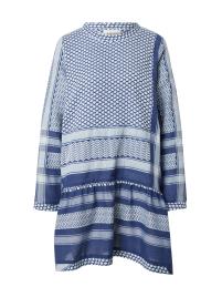 Cecilie Copenhagen Vestido  azul / branco