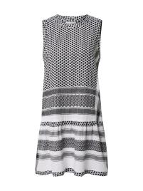 Cecilie Copenhagen Vestido  branco / preto