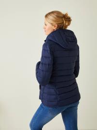 Blusão leve e evolutivo, especial gravidez e pós-gravidez azul escuro liso