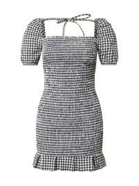 GUESS Vestido 'Aida'  branco / preto