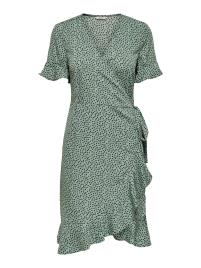 ONLY Vestido 'ONLOLIVIA'  preto / verde