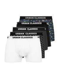 Urban Classics Big & Tall Boxers  branco / preto / cinzento / azul escuro