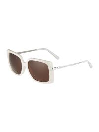 Michael Kors Óculos de sol 'ROCHELLE'  branco / castanho