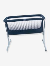 Berço cododo (cama de aproximação) Next2me Air da  azul escuro liso