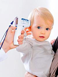 Termómetro sem contacto  VISIOMED BABY ThermoFlash® LX-260TE Evolution branco medio liso