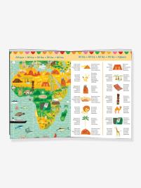 Puzzle de observação com 200 peças, Volta ao Mundo, da DJECO verde medio liso com motivo