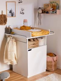 Móvel de mudas, tema Babyspace branco