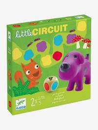Little Circuit, da DJECO verde medio liso com motivo