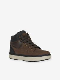 Botas para criança, Mattias Boy, da GEOX® castanho escuro liso