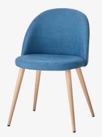 Cadeira de secretária, especial primária, Bubble azul medio liso