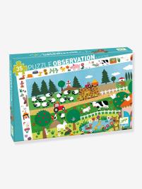 Puzzle de observação, 35 peças, A Quinta da  vermelho medio liso com motivo