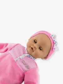 Boneca Bebé Maria para abraçar, COROLLE rosa vivo liso com motivo