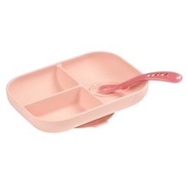 Conjunto de refeição, em silicone, 2 peças