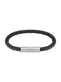 BOSS Casual Pulseira  preto / prata