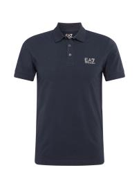 EA7 Emporio Armani Camisa  azul escuro / branco