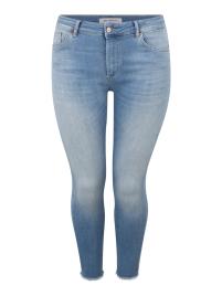 ONLY Carmakoma Calças de ganga 'CARWILLY REG ANK SK JEANS REA1467'  azul denim