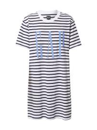 GAP Vestido  navy / branco / azul claro