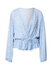 Hailys Blusa 'Neele'  azul claro / branco / rosa escurecido