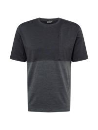 KILLTEC Camisa funcionais 'EJBY'  mosqueado preto / acinzentado