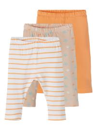 NAME IT Leggings 'Hadia'  laranja / branco / pêssego / turquesa