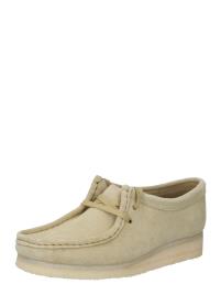 Clarks Originals Sapato com atacadores 'Wallabee'  bege