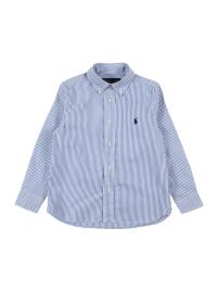 POLO RALPH LAUREN Camisa  branco / azul claro