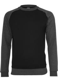 Urban Classics Sweatshirt  cinzento escuro / preto