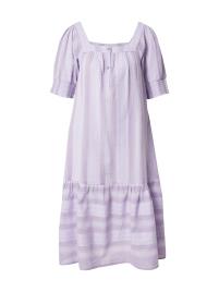 Cecilie Copenhagen Vestido 'Makena'  lilás / branco