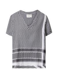 Cecilie Copenhagen Camisa  branco / preto