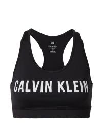 Calvin Klein Performance Soutien de desporto  preto / branco