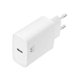 Carregador USB-C AC PD, 1 port (20W), branco