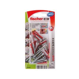 Tacos duopower 6 x 30 mm fischer 12 uds