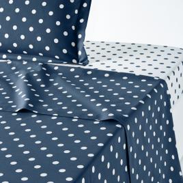 La Redoute Interieurs Lençol puro algodão estampado às bolas, Clarisse